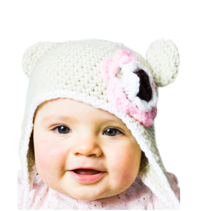 Handmade Baby Bear Hat Many Colours
