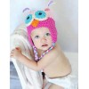 Handmade Knitted Owl Baby Hat