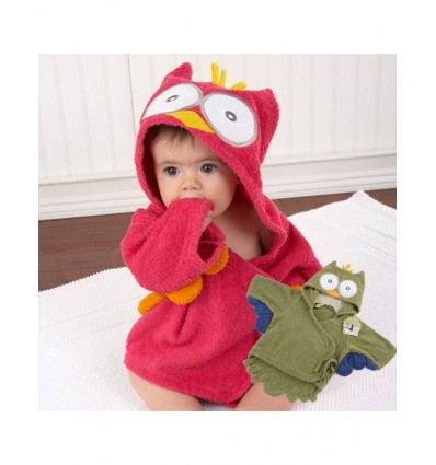 Super Cute Owl Towel Baby Dressing Gown