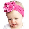Luxury Cotton Flower Hot Pink Baby Hat