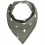 Funky Bandana Dribble Bib - Olive Cross