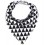 Funky Bandana Dribble Bib - B&W Triangle
