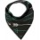 Funky Bandana Dribble Bib - Arrow Celeste