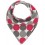 Funky Bandana Dribble Bib - Retro Polka