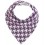 Funky Bandana Dribble Bib - Houndstooth Funk