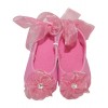 Luxury Hot Pink Flower Party Baby Shoes
