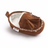 Super Comfy Leather Suede & Fur Baby Slippers - Classic