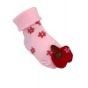 Pink Apple Non-Slip Baby Slipper Socks