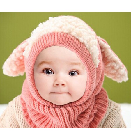 Super Comfy Eared Winter Hat Baby Balaclava