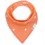 Funky Bandana Dribble Bib - Coral Orange
