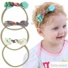 Lovely Floral Mini Bow Baby Headband
