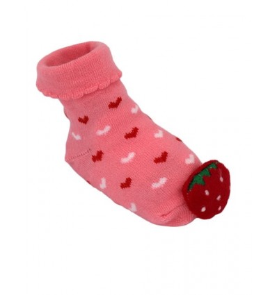 Heart Berry Non-Slip Baby Slipper Socks