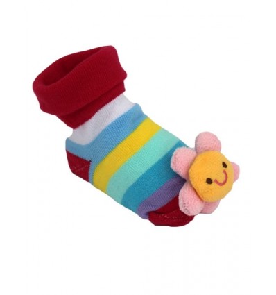 Stripey Sun Non-Slip Baby Slipper Socks