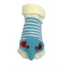 Stripe Elephant Baby Slipper Socks
